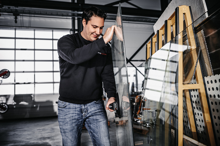 Für Werkstatt und und Baustelle: Hier ein eT-Grabo-Otto im Einsatz in der Werkstatt