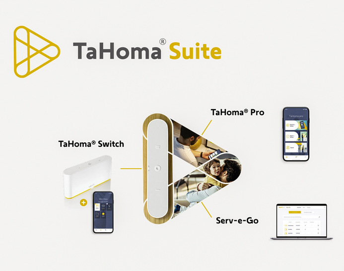 Die TaHoma Suite vereinfacht sowohl das Verkaufen als auch das Installieren und Warten vernetzter Produkte. - © Foto: Somfy
