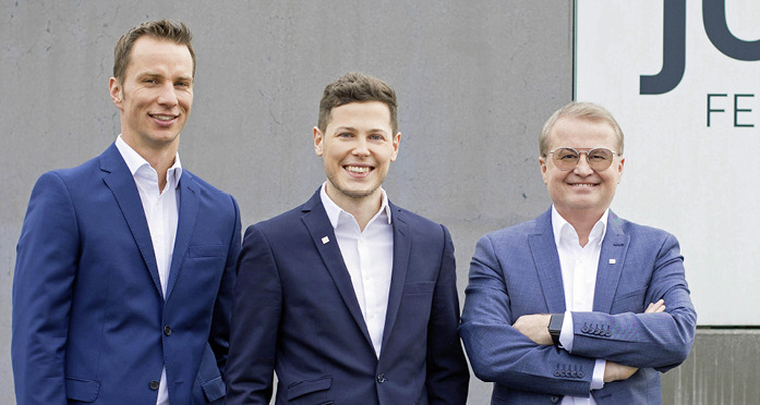 Die Josko-Geschäftsführung (v.l.): Thomas Litzlbauer, Stefan Wagner und Johann Scheuringer.
