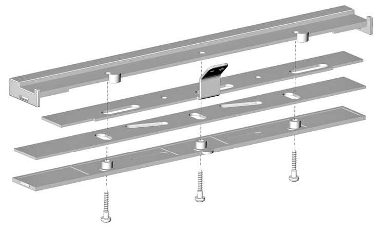 Der FFLM verfügt im Inneren über zwei Ebenen, die gleichzeitig verschoben werden.