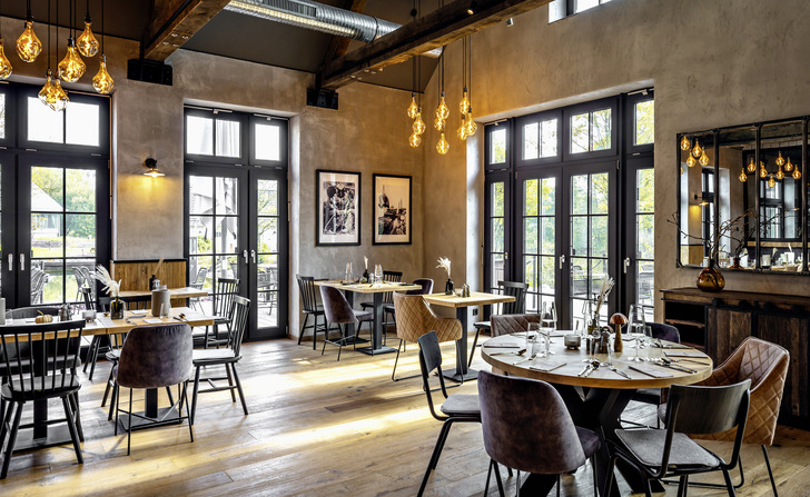 Der Industrial Look ­Anno 1895 ist Teil des gelungenen Gesamtkonzeptes.