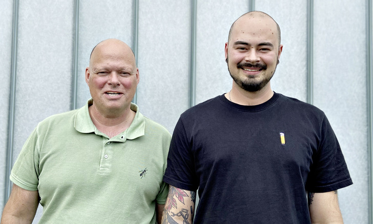 Cornelius Trimborn und sein Sohn Niklas aus Köln - © Foto:  Matthias Rehberger / GW
