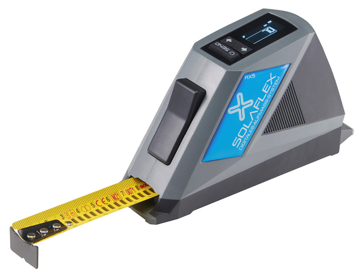 Der neue digitale Rollmeter RX5 mit Bluetooth-Übertragung