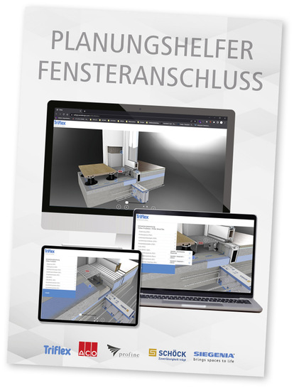Mit dem praktischen Planungstool von Triflex, Siegenia, ­Profine, Schöck und ACO lassen sich barriere­freie Übergänge an ­Balkonen und Terrassen einfach und ­sicher  ­gestalten.