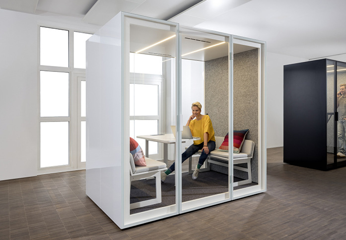 Die Strähle „Teambox besteht aus wenigen vorkonfigurierten Bauteilen und in ein paar Stunden aufgebaut.