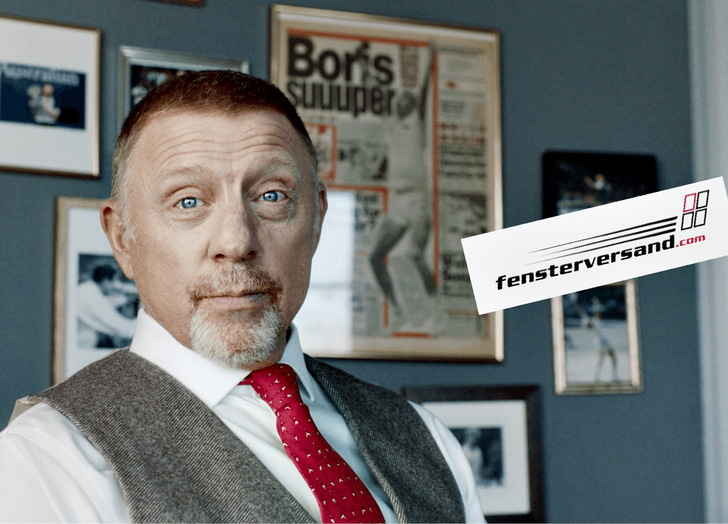 ﻿Der Werbedeal von fensterversand.com mit Boris Becker beinhaltet mehrere Kampagnen. Zunächst rät die Tennislegende, das Geld nicht zum Fenster rauszuschmeißen. - © Foto: Neuffer Fenster
