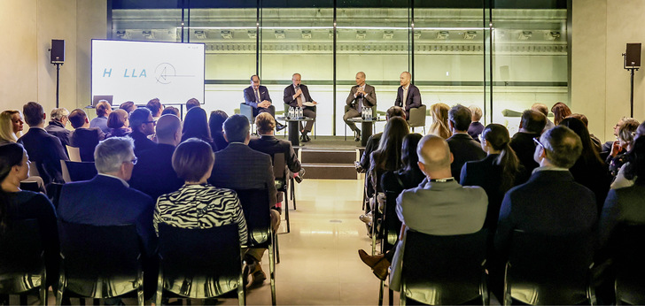 Der Vortrag fand in gemütlicher Atmosphäre in Wien statt. Unter den Gästen befanden sich diverse ­nationale Architekturbüros, Developer und Fachpresse.