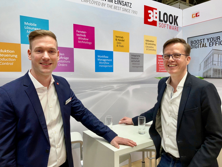 Heiko Steffens (l.) im Gespräch mit Daniel Mund