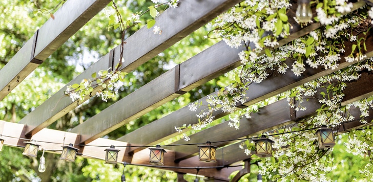 Augen auf bei der Definition: Pergola ist nicht gleich Pergola, wenn man Bauvorschriften und die Definition der R+S Branche vergleicht. Zuerst einmal ist und bleibt sie ein Rankgerüst.