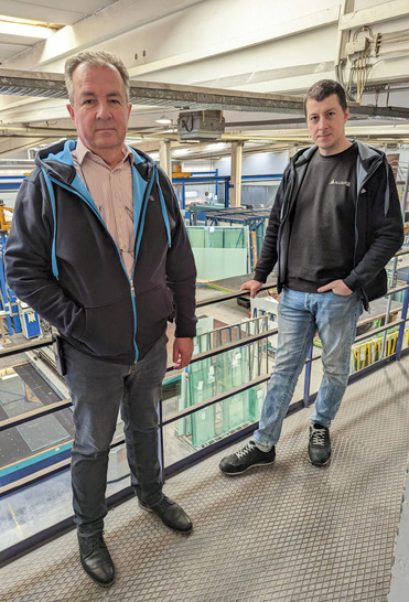 Geschäftsführer Darko Grnjak und sein Sohn Alexander leiten die Geschäfte von KAB Allglass.