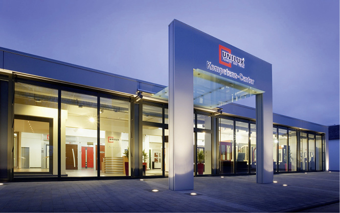 Die Unilux-Zentrale in Salmtal in der Nähe von Trier.