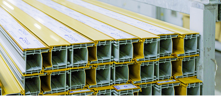 Gealan-Kunststoffprofile mit Recyclingkern