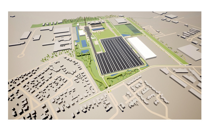 So soll das neue Floatwerk von Glas Trösch in Lommel (B) aussehen.