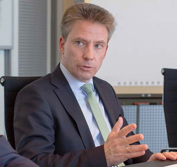 Der Vorstandsvorsitzende der VEKA Gruppe, Andreas Hartleif.