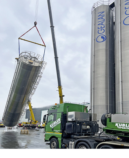 Ein neues Silo für den Gealan-Standort Tanna