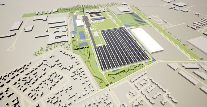 So soll das neue Floatwerk von Glas Trösch in Lommel (B) aussehen.