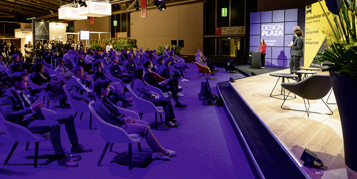 Ein besonderer Treffpunkt derLight + Building 2024 wird wieder die Design Plaza sein. - © Foto: Messe Frankfurt Exhibition GmbH
