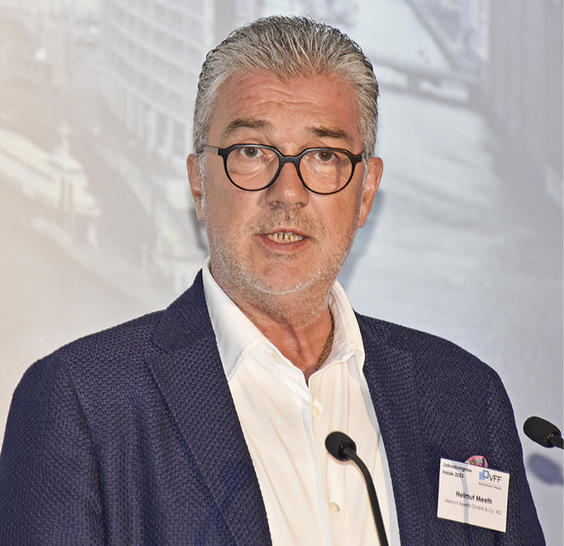 VFF-Präsident Helmut Meeth: „Unser Blick in die Zukunft ist hoffnungsfroh, denn die Branche ist Teil der Lösung und nicht Teil des Problems. Ohne uns geht nichts, wo wir sind ist vorne.“ Zum Schluss lädt er ein zum Jahreskongress 2024 nach Hamburg.