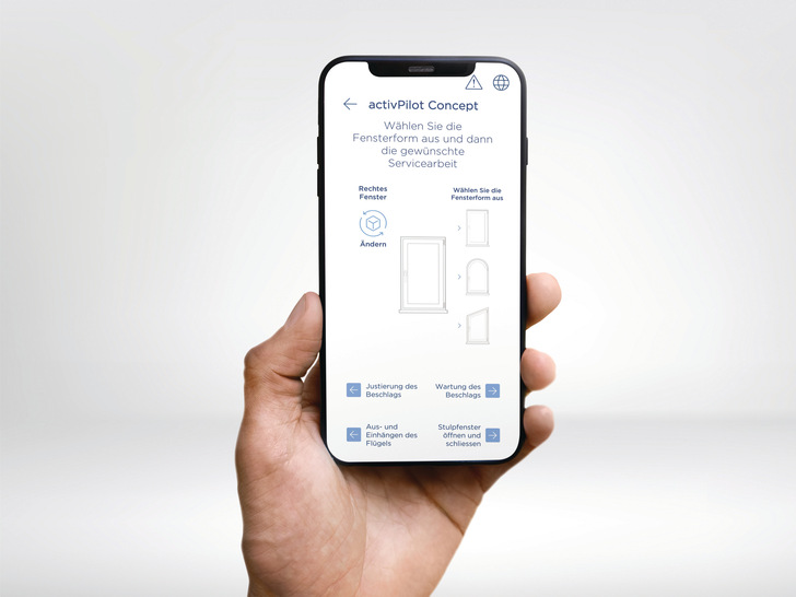 Winkhaus entwickelte eine App für Fensterprofis, die das Handling in der Praxis erklärt.