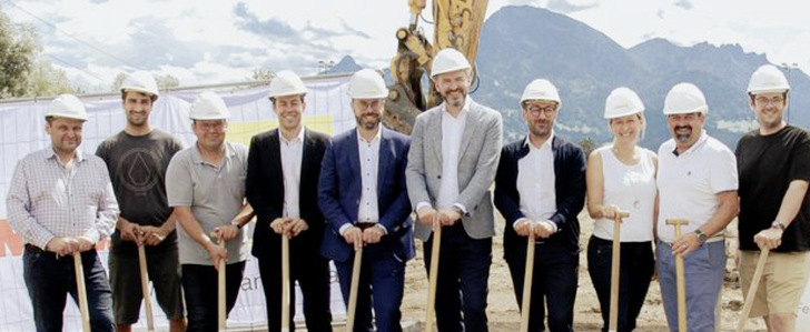 Der Spatenstich für das neue Projekt fand am 5. Juli um 11 Uhr in Nenzing statt.