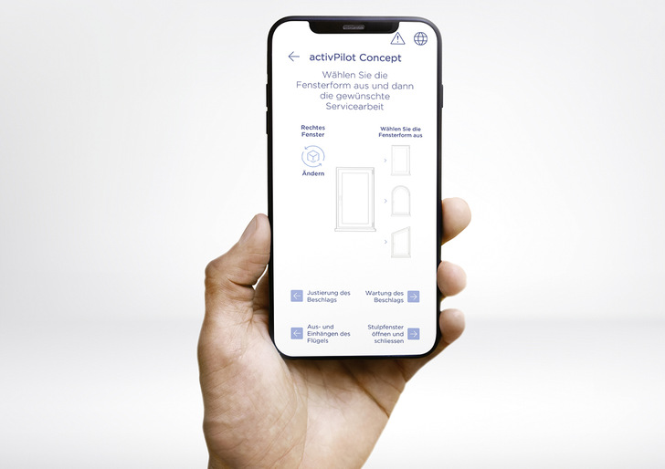 Winkhaus entwickelte eine App für Fensterprofis, die das Handling in der Praxis ­erklärt. - © Foto: Winkhaus
