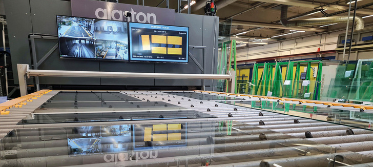 The latest generations of Glaston prestressing systems are designed for automation and use AI. - © Glaston
