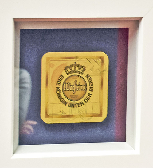 Der Bierdeckel, mit dem alles begann. Erste Skizzen der Unternehmensgründer Holtgreife und Ebbert.