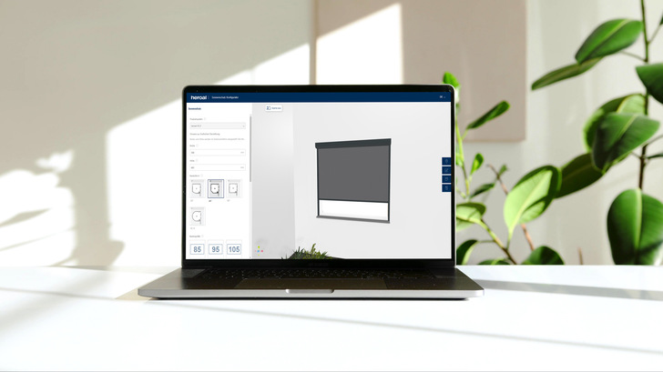 Mit den beiden neuen Konfiguratoren unterstützt heroal seine Fachpartner bei der Planung und Bestellung von Rollladen- und Sonnenschutzsystemen. - © heroal
