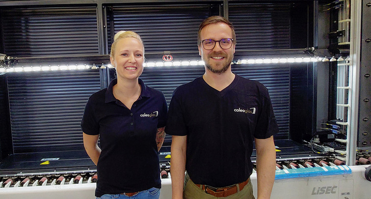 Christin Pannier, ­Leiterin des Standorts, und Tino Graurock, Betriebsleiter