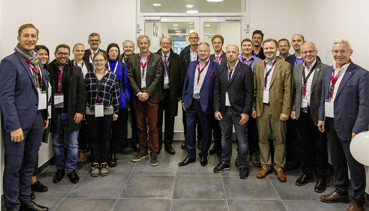 Bei der Eröffnung des neuen Lisec Engineering Centers