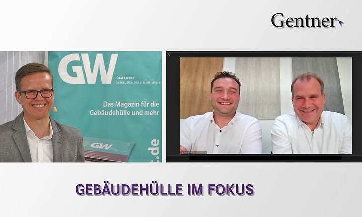 Marketingleiter Karsten Ackermann (r.) und Dominic Matthes, stellv. Abteilungsleiter Produktmanagement im Vorgespräch mit GW-Chefredakteur Daniel Mund - © GW
