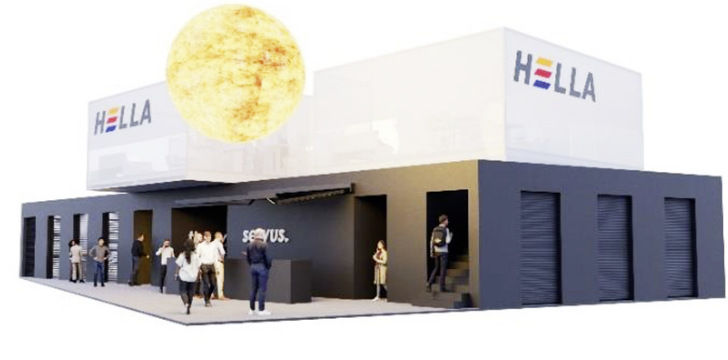 Messebesucher finden den Sonnenschutzspezialist HELLA in Halle 5, Stand B32 auf der Weltleitmesse R+T im Februar 2024 in Stuttgart.