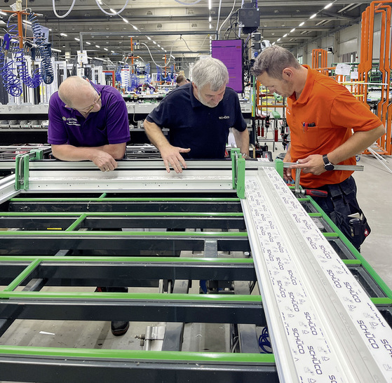  Gemeinsam mit Schüco, hat Ventana bereits im Juli die erste EasySlide im gebaut.