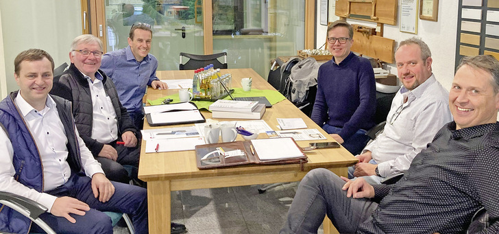  v.l.: Michael Hertle, Raimund Drißner, Thomas Schneider, Daniel Mund, Wolfgang Schneider, Bernd Jörg.