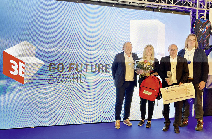 Der Go Future Award von 3E Datentechnik wurde an die Rolladen Braun GmbH & Co. KG verliehen. - © Foto: Daniel Mund / GW
