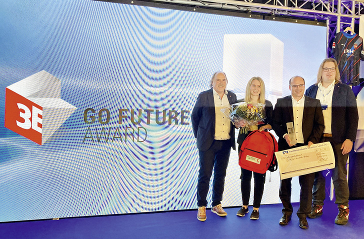  Der Go Future Award von 3E Datentechnik wurde an die Rolladen Braun GmbH & Co. KG verliehen.