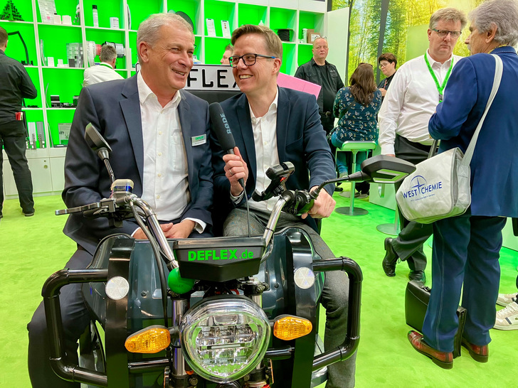  Reinhard Vinkmann (l.) im Gespräch mit GW-Chefredakteur Daniel Mund