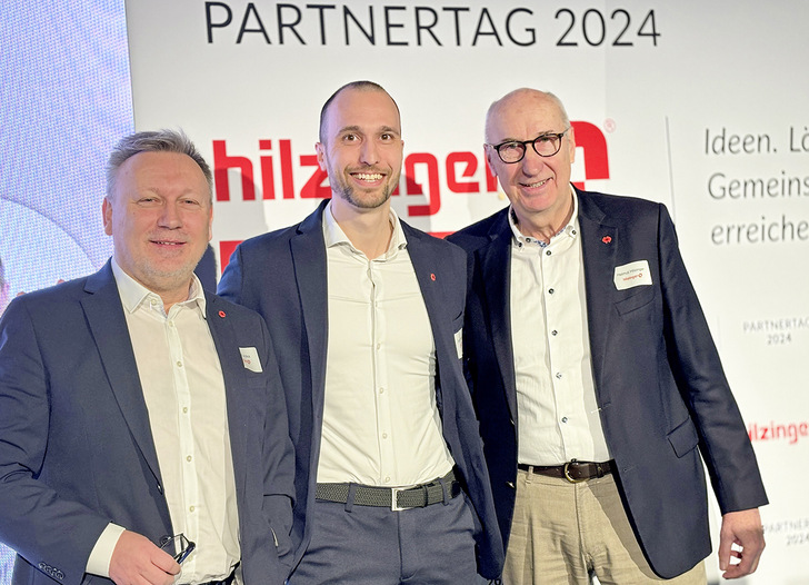 v. l.: Martin Kurzka, Armin Hilzinger und Helmut Hilzinger - © Foto: Daniel Mund / ​GW
