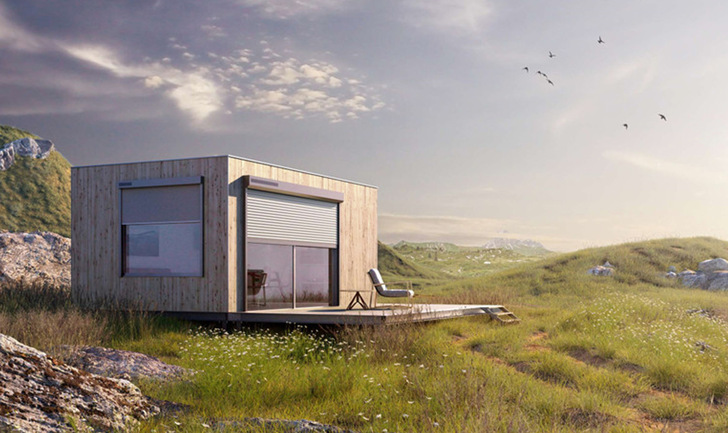  Platz ist in der kleinsten Hütte, Strom nicht unbedingt. Mit dem RS100 Solar io können trotzdem überall motorisch ­betriebener Sonnenschutz oder Rollläden eingebaut und wenn gewünscht auch smart gesteuert werden.