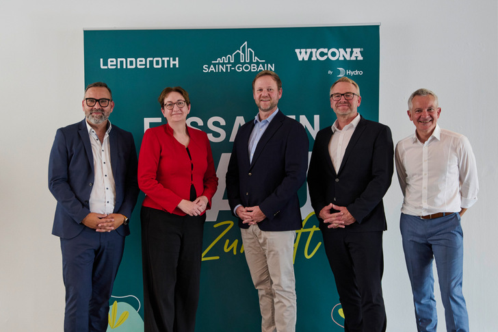 (v.l.) Marcel Bartsch, Klara Geywitz, Christophe Lenderoth, Torge Drews, Christian Mettlach