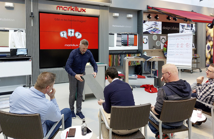 Neben Präsenztrainings bot Markisenspezialist markilux eine Reihe neuer ­Webinare im Live-Format an, die seit April dieses Jahres im PRO-Bereich des Unter­nehmens jederzeit abgerufen werden können.