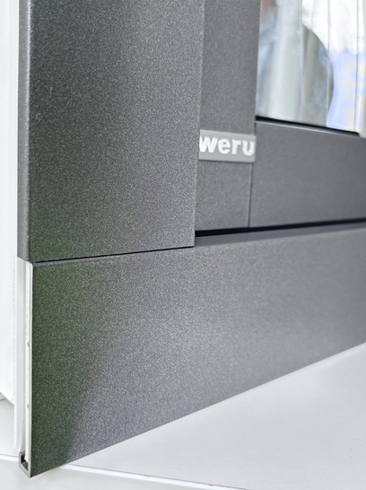 Weru-USP bei Calido: Aluschale mit stumpfen Stoß