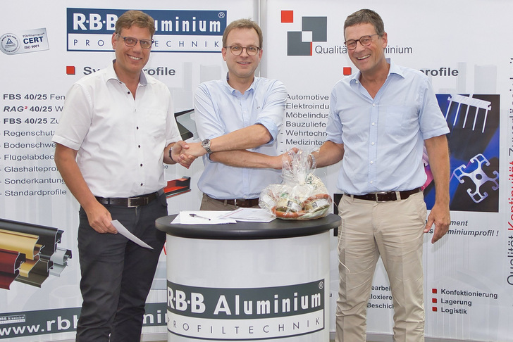 v.l.: Marcus Roeb, Alexander Beu, Uwe von den Hoff