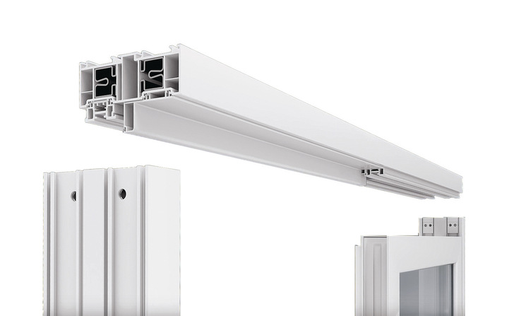 Das Schnellmontage-Kit für Hebeschiebetüren vereinfacht vor allem die Montage auf der Baustelle. Der Rahmen wird in wenige Teile zerlegt angeliefert und kann einfach und schnell vor Ort montiert werden.