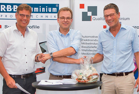 v.l.: Marcus Roeb, Alexander Beu, Uwe von den Hoff