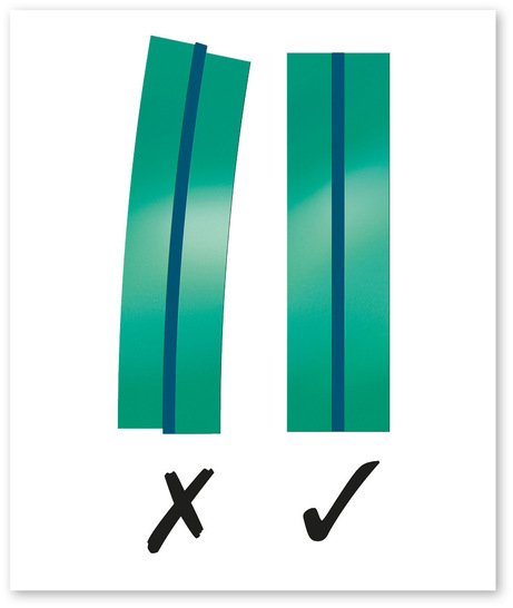 Risiko senken: Nur pla﻿ne Gläser sollten laminiert werden