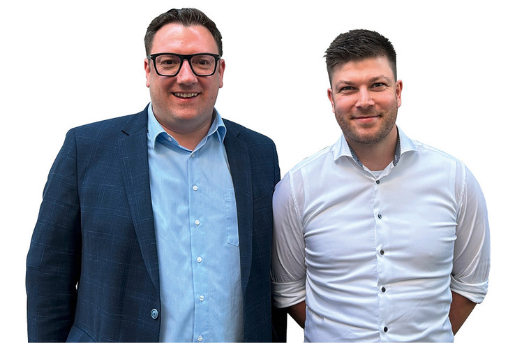 Klaus Grabenschweiger (l.) vom CMS und Maximilian Weiß von GTW Weiss