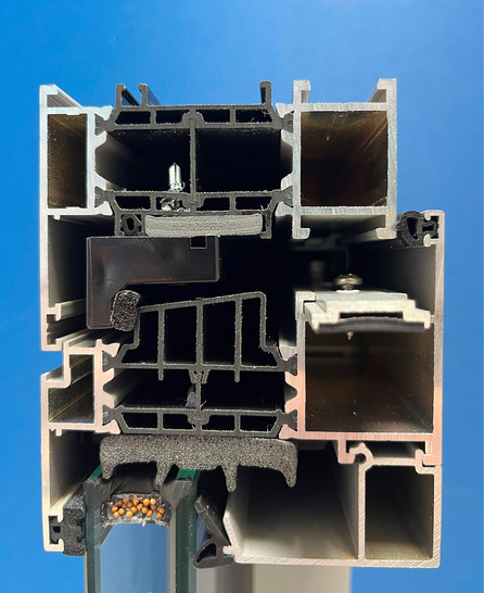 Im Schnitt ist gut die Platzierung des Lüfters im Profil zu ­erkennen.