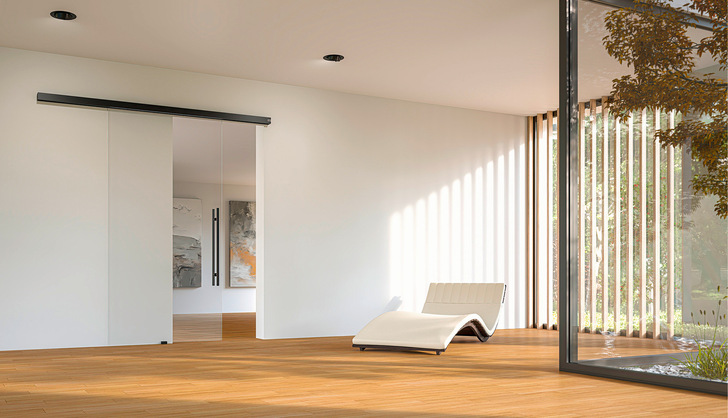 Muto Comfort M 60 2.0 bietet mit ­speziellen Rollen eine leichte und geräuscharme Handhabe von Türen mit Flügelgewichen von bis zu 60 kg.