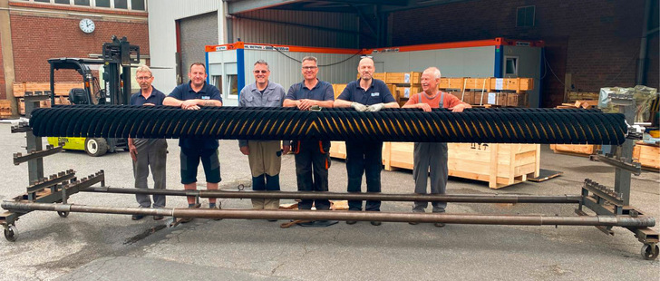 Die größte Monfort ­Walze ist über 6m lang.